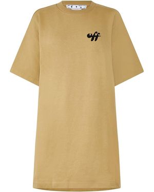 Off-White c/o Virgil Abloh Off Off Zebra Tee - Yellow