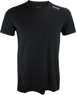 Björn Borg Lightweight Athletic Performance Sport Moisture-Wicking T-Shirt - Black