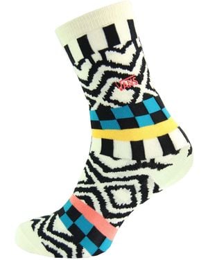 Vans Off The Wall Kaley Multicoloured Long Socks - Blue