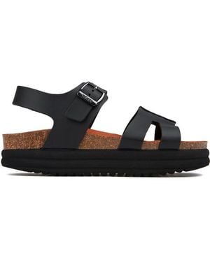 V.Gan Vegan Kruidnagel Ii Voetbed Sandalen - Zwart