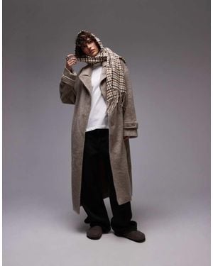 TOPSHOP Chuck On Coat - Grey