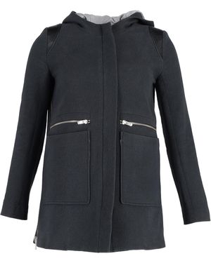 Maje Full Zip Hooded Jacket - Blauw