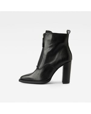 G-Star G-Star Raw Mysid Mid Leather Zip Boots - Black