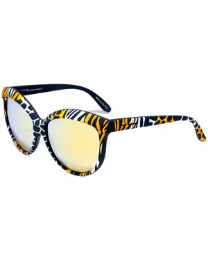 Italia Independent Sunglasses 58/20/140 Mm Acetate - Black