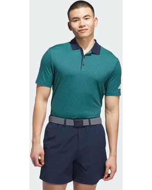 adidas Beyond The Course Textured Polo Shirt - Green