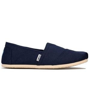 TOMS Classics Canvas Court Shoes - Blue