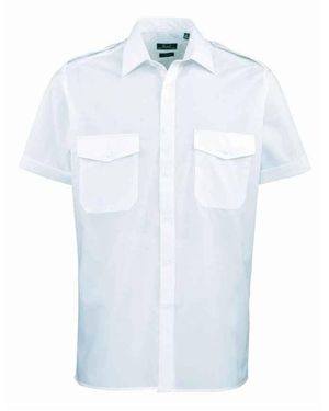 PREMIER Short-Sleeved Pilot Shirt (Light) - Blue