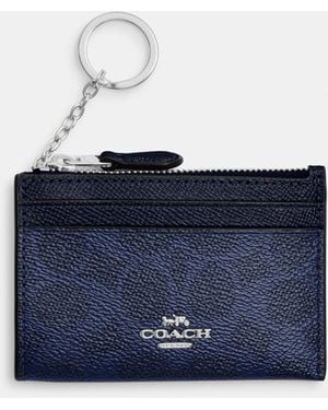 COACH Mini Skinny Id Case - Blue