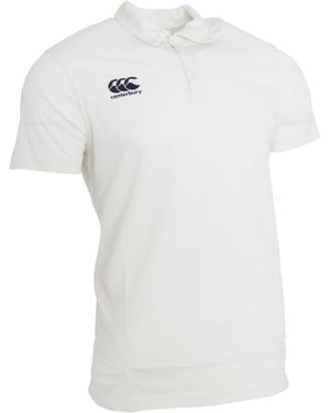 Canterbury Short Sleeve Cricket Shirt - White