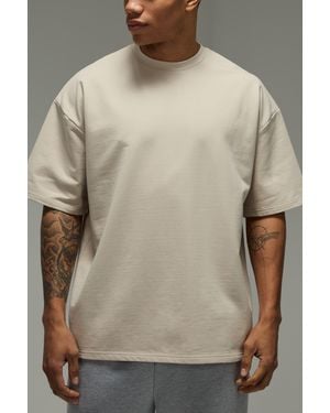BoohooMAN Active Premium Oversized T-Shirt - Natural
