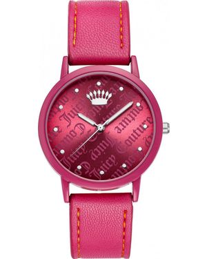 Juicy Couture Jc1255Hphp Ladies Watch - Red