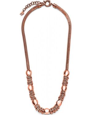Folli Follie 1N14T036R Ladies Necklace - Metallic