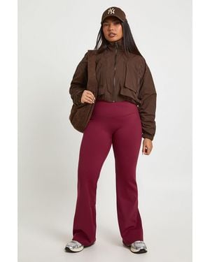 Boohoo Plus Super Soft High Waist Flared Legging