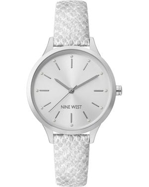 Nine West Watch Nw/2559svsi - Metallic