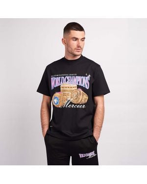 Mercier Graphic Print Cotton T-Shirt - Black