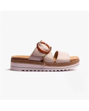 Remonte Jocelyn Ladies Dual Strap Sandals - Brown