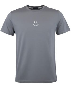 Weekend Offender Smile T-Shirt Cotton - Grey