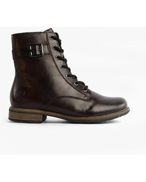 Rieker 74802-35 Boots Combination Textile - Brown