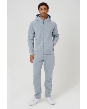Brave Soul Zip Through Hoodie & Jogger Co-Ord - Blue