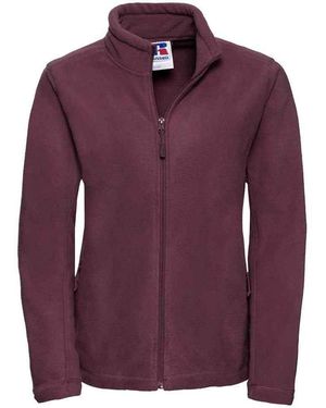 Russell Ladies Full Zip Outdoor Fleece Jacket - Purple