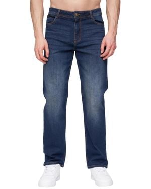 Henleys Breeze Straight Jeans (Dark Wash) - Blue
