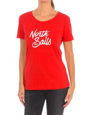 North Sails Short Sleeve T-Shirt 9024300 - Red