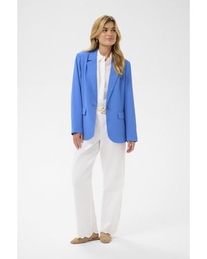 Cream Blazer Crcan Blazer Feminine - Blauw