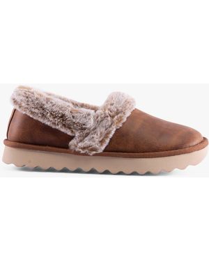 Skechers 169027/Csnt Cosy Up Slippers Chestnut - Brown