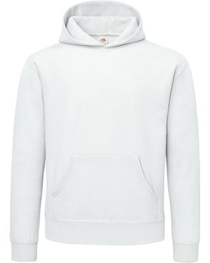 Fruit Of The Loom Cotton Hoodie - White