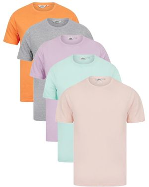 Tokyo Laundry Multi Cotton 5-Pack Short Sleeve T-Shirts - Multicolour