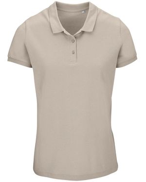 Sol's Ladies Planet Piqué Organic Polo Shirt (Rope) - White