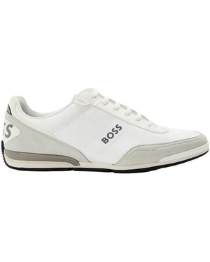 BOSS Saturn Low Cut Trainers - White