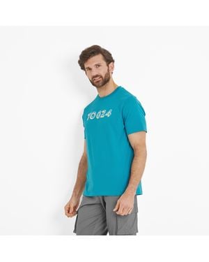 TOG24 Foran 100% Cotton Supersoft T-Shirt - Blue
