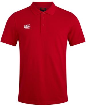 Canterbury Waimak Polo Shirt (Flag) - Red