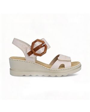 Rieker Rose Wedge Sandals Multi - Multicolour