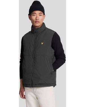 Lyle & Scott Padded Puffer Gilet - Black