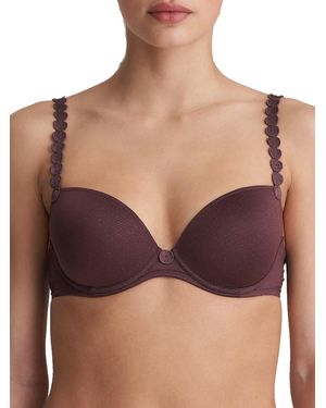 Marie Jo Tom Padded Round Bra Aubergine - Brown