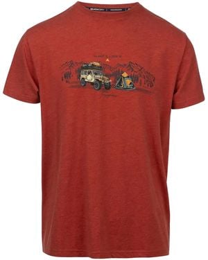 Trespass Horton T-Shirt (Burnt Sienna) - Red