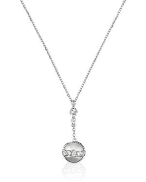 Orphelia 925 Sterling Chain With Pendant - Metallic