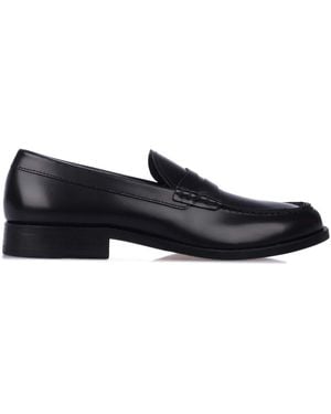 BOSS Leather Loafers - Blue