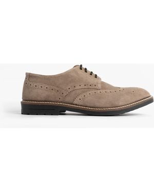 Silver Street London Tooting Shoes Suede - Brown