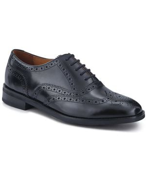 Jones Bootmaker Cannock Blake Stitched Leather Brogues - Blue