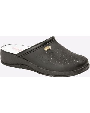 Dek Classic Leather Clog - Brown