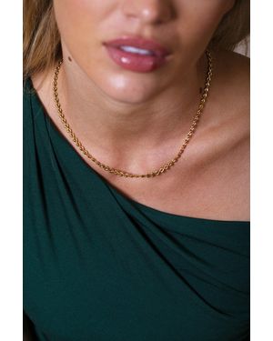 SVNX Heart Link Necklace - Green