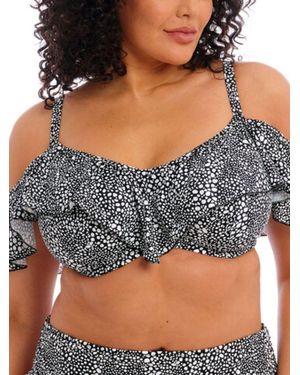 Elomi Pebble Cove Underwired Bikini Top - Grey