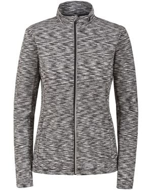 Trespass Ladies Indira Long Sleeve Full Zip Active Top - Grey