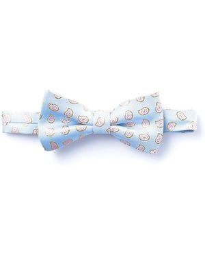 SVNX Light Printed Bow Tie - Blue