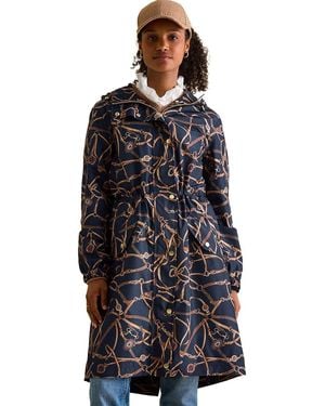 Joules Holkham Packaway Lightweight Waterproof Coat - Black