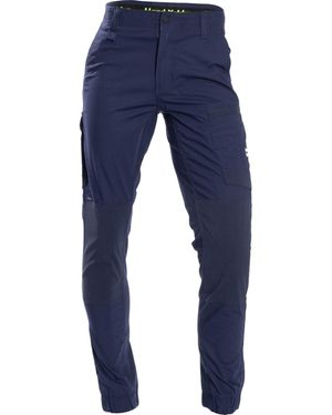 Hard Yakka Raptor Cuff Cotton Outdoor Trousers - Blue