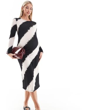 Mama.licious Maternity Midi Dress - White